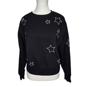 Reflex Black Star Sweatshirt Size Large